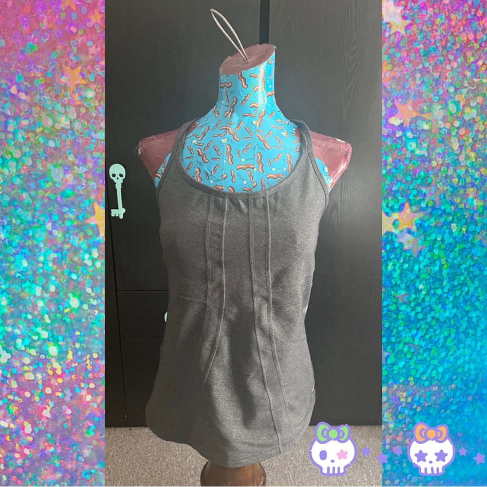 One Tooth Grey Tank top